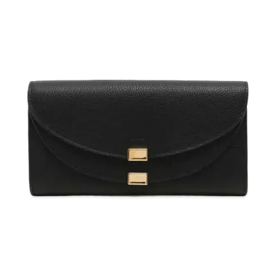 Chloe Georgia Long Wallet "Black"