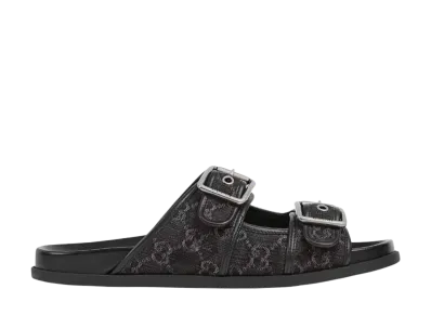 GUCCI GG Denim Slides "Black"