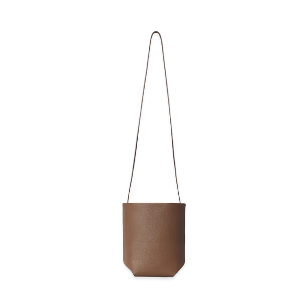 The Row Women's N/S Park Leather Crossbody Bag "Dark Olive"