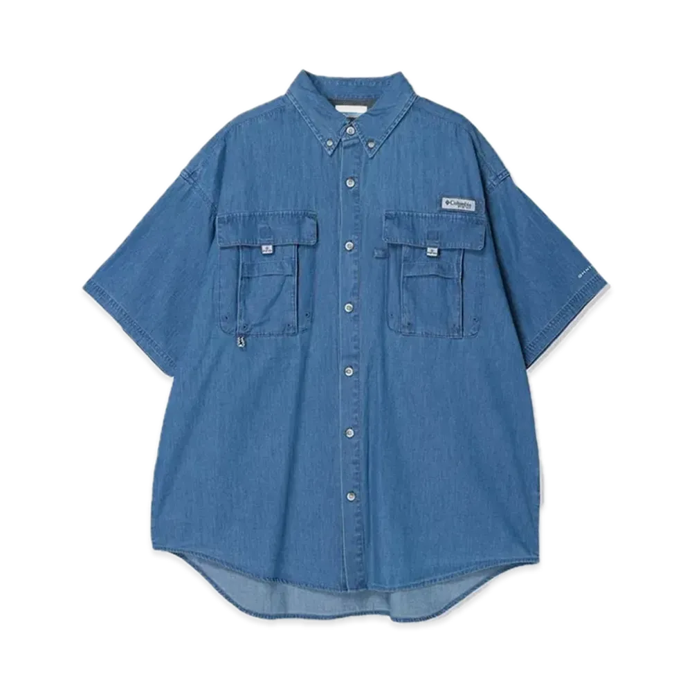 Columbia Wear Bahamas 2 Denim Short Sleeve Shirt "Carbon Denim"
