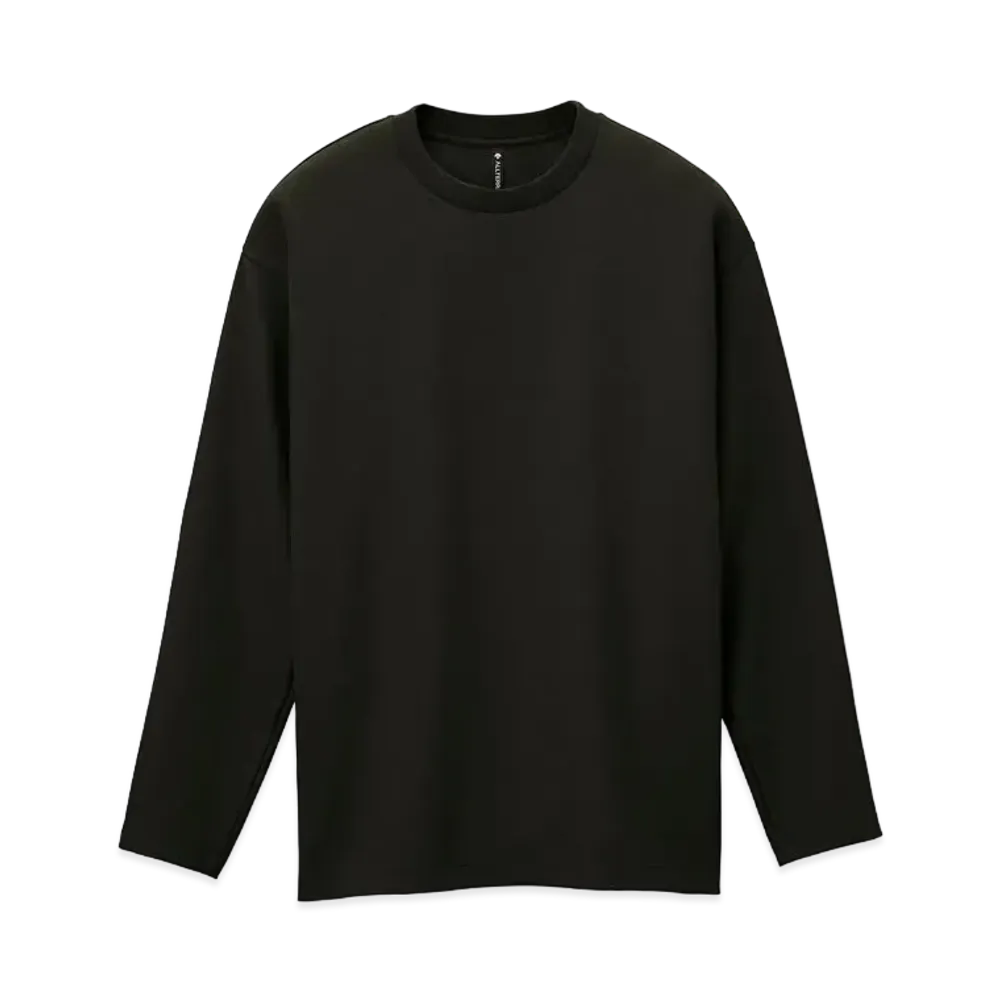 DESCENTE ALLTERRAIN I/O Stretch Twill L/S T-Shirts "Black"
