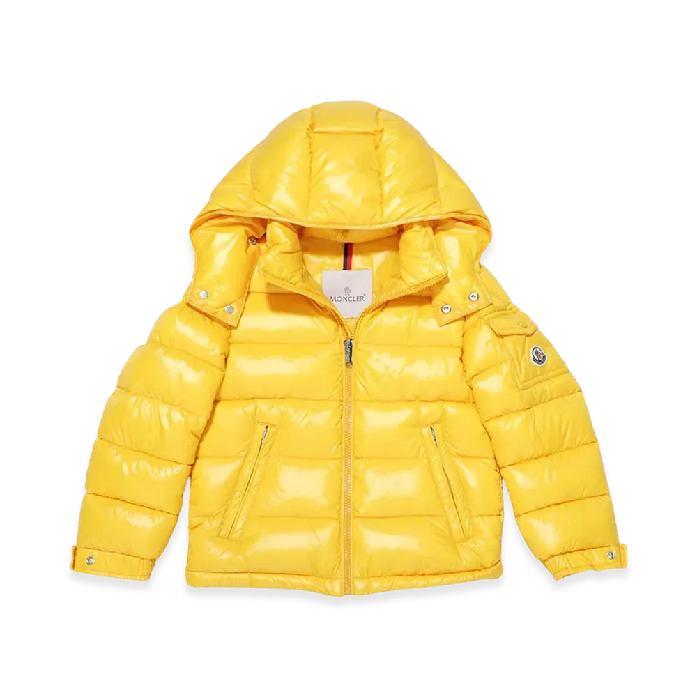 MONCLER Kids New Maya Down Jacket "Yellow"