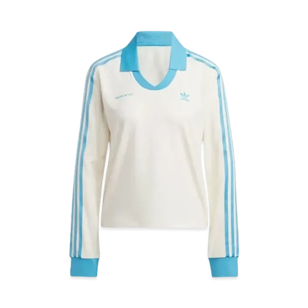 adidas x Sporty & Rich Long Sleeve Soccer Jersey "Cream White"