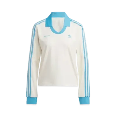 adidas x Sporty & Rich Long Sleeve Soccer Jersey "Cream White"