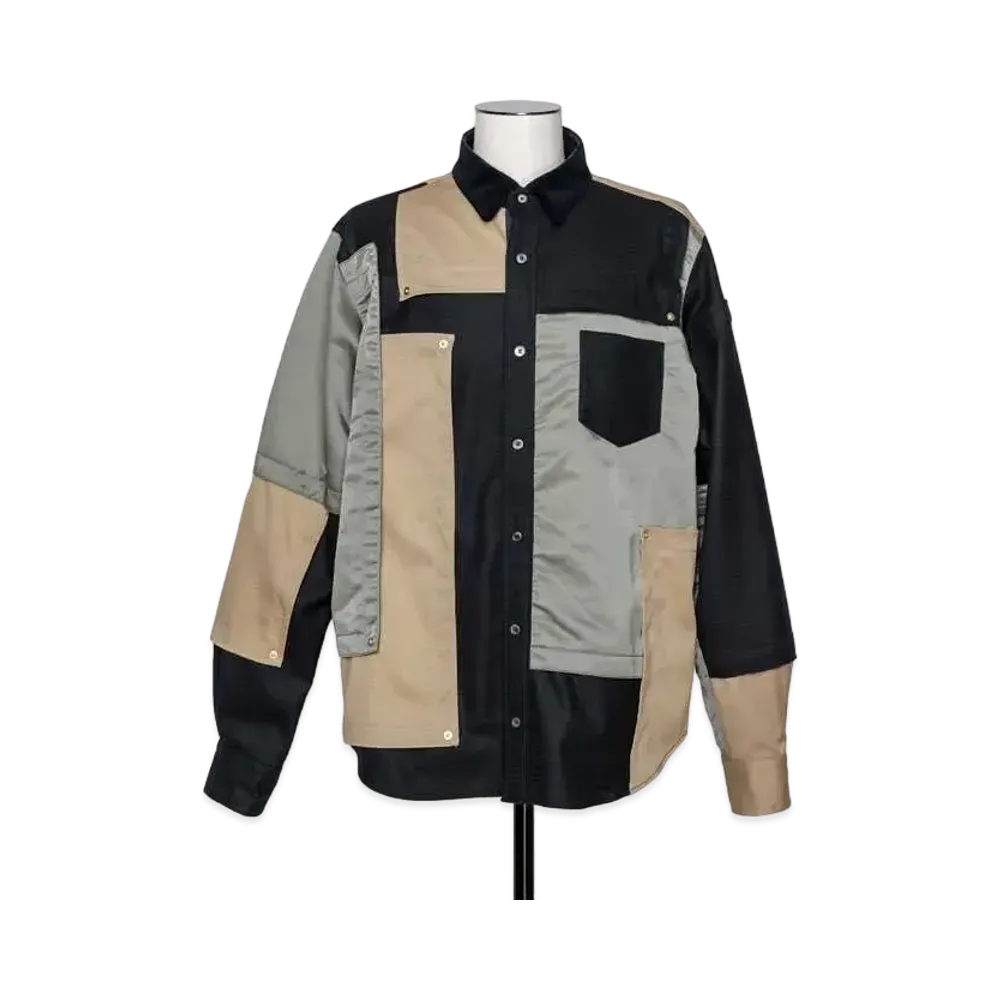 sacai Fabric Combo Shirt "Multi"