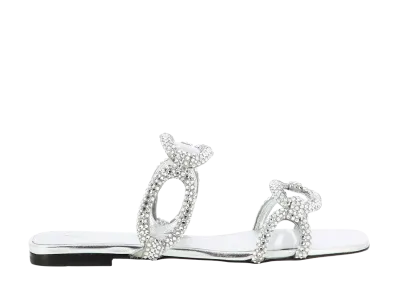 Valentino Garavani Women's Chain 1967 Sandals "Silver"