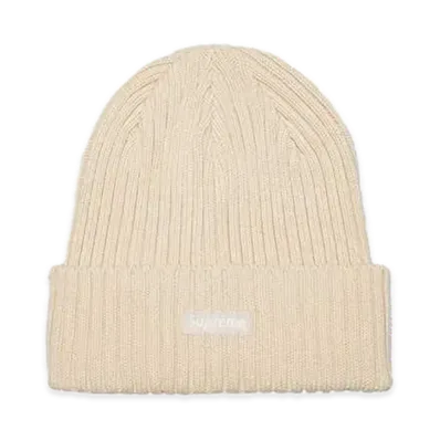 Supreme Overdyed Beanie "Light Tan" (24SS)