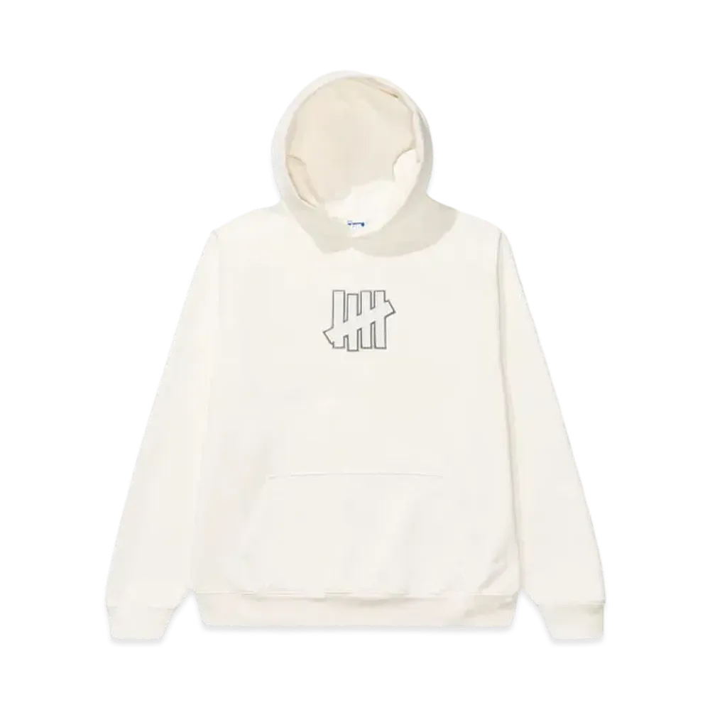 UNDEFEATED Varsity Pullover Hood "Off White"