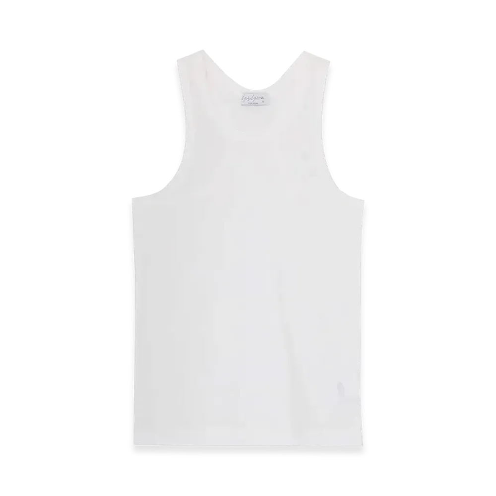 Yohji Yamamoto POUR HOMME Cotton Single Jersey x Tank Top "Off White"