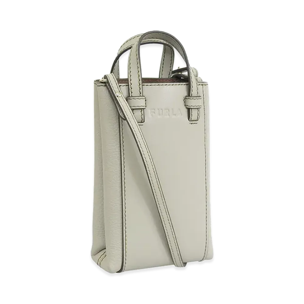 FURLA Miastella Mini Vertical Crossbody "Gray"
