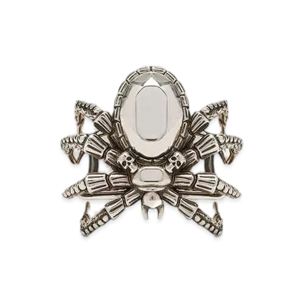 Alexander McQUEEN Spider Ring "Antique Silver"