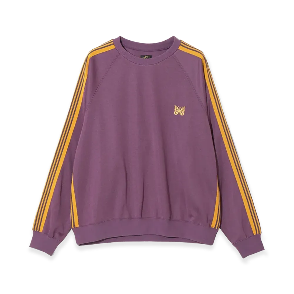 NEEDLES Track Crew Neck Shirt Poly Smooth "Purple"