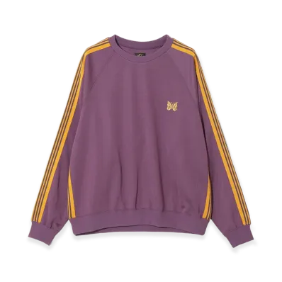 NEEDLES Track Crew Neck Shirt Poly Smooth "Purple"