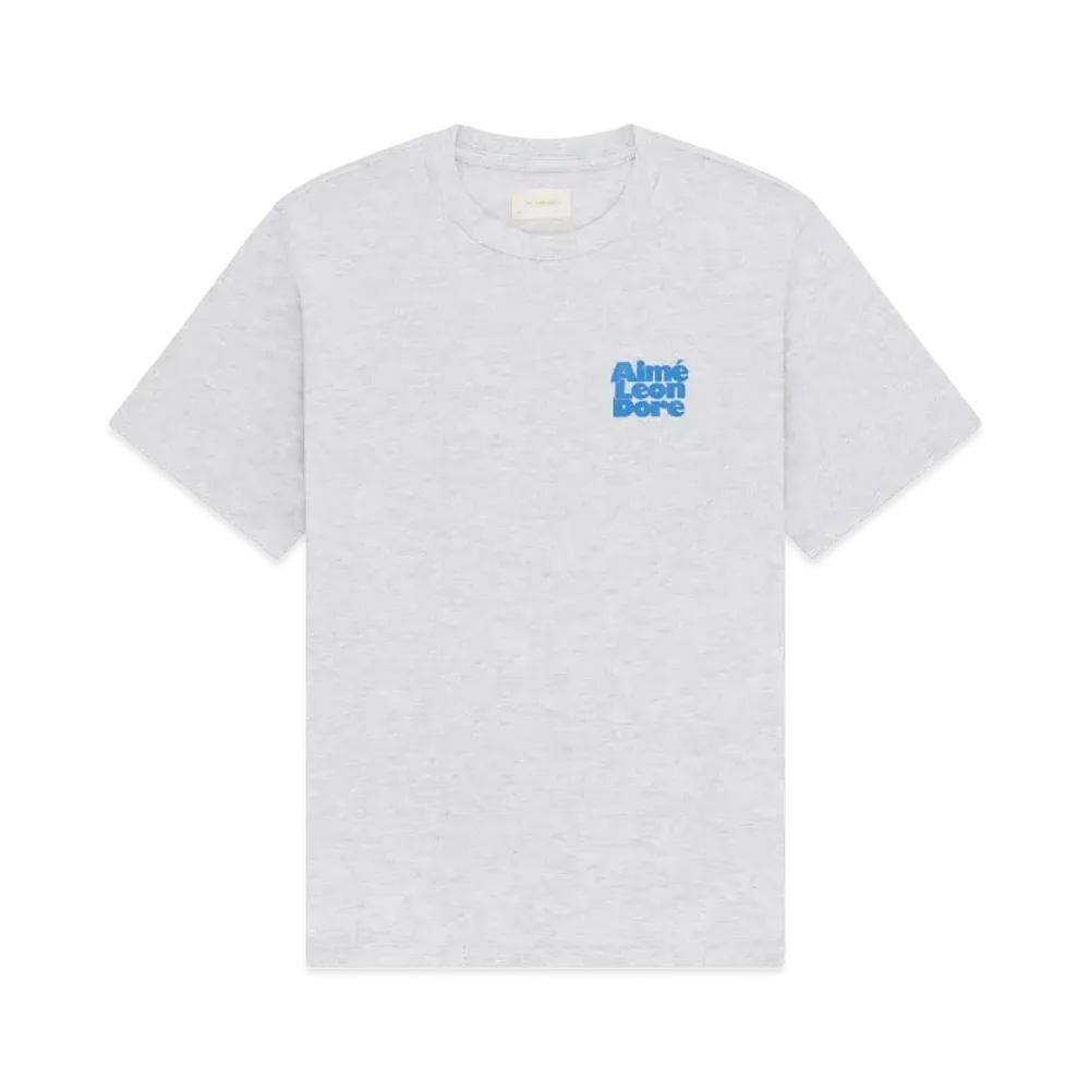 Aime Leon Dore Stacked Logo Tee "Grey"
