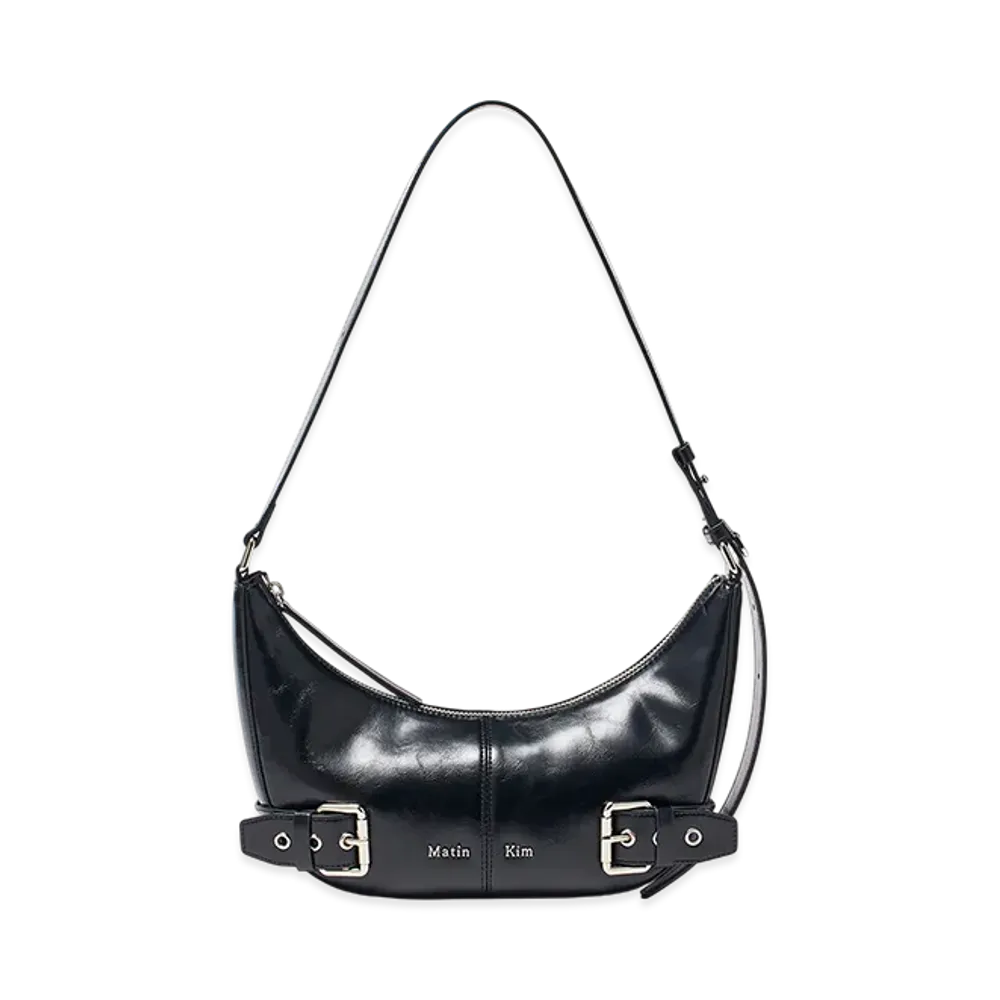 Matin Kim Belted Shoulder Bag "Black"