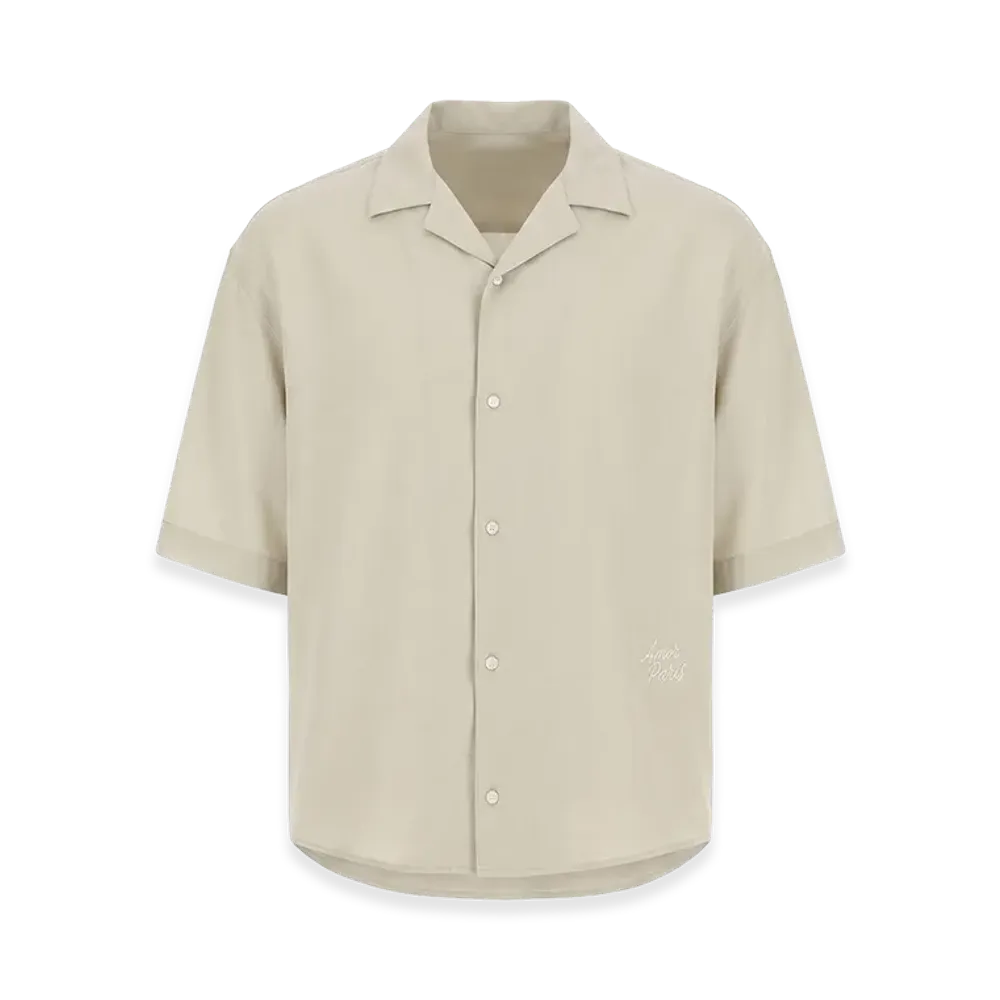 AMI PARIS Short Sleeve Shirts "Beige"