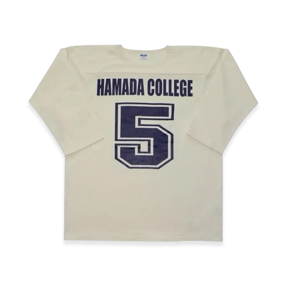 SAPEur x MASATOSHI HAMADA vol.9 Hamada College Football 3/4 Sleeve Tee "White"