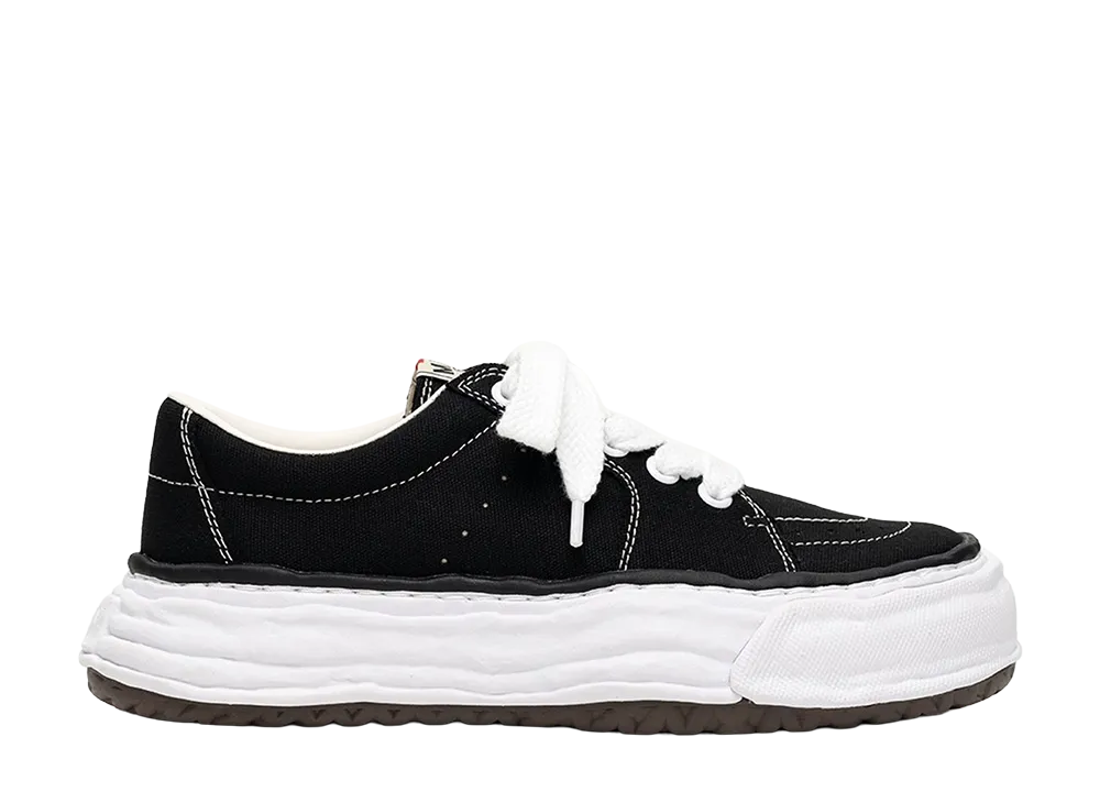 メゾンミハラヤスヒロ エリック オリジナルソールキャンバスローカットスニーカー "ブラック"