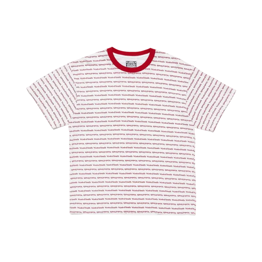 Wasted Youth T-Shirt #08 "Red" / VERDY