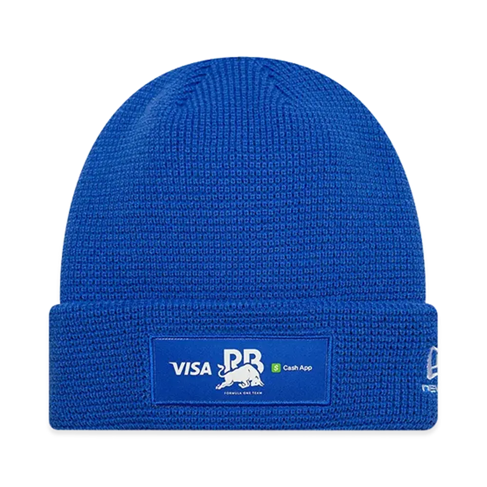 NEW ERA Cuff Knit Visa Cash App Racing Bulls F1 Team "Blue"