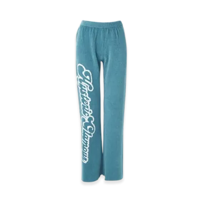 HYSTERIC GLAMOUR Hysteric Glamour Knit Flare Pants Women "Blue"