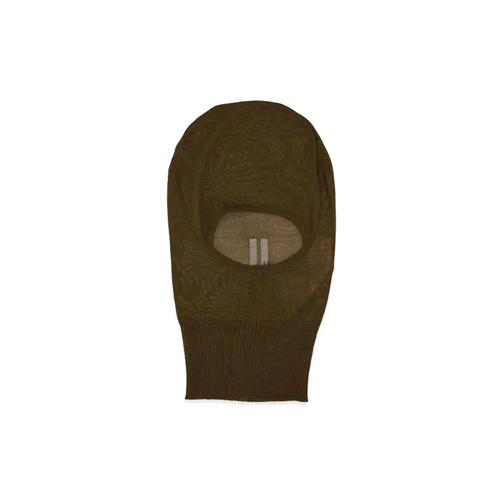 Rick Owens Knitted Balaclava "Brown"