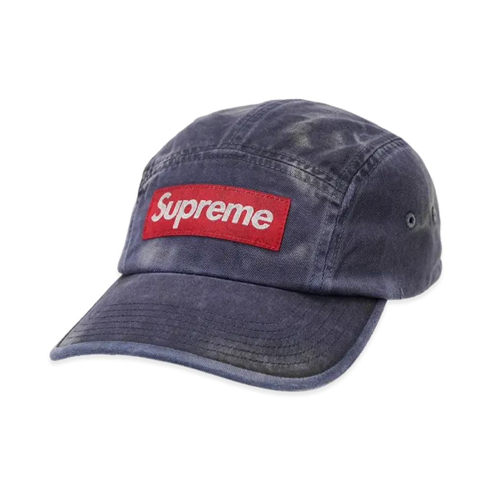 Supreme Overdyed Camp Cap "Navy"