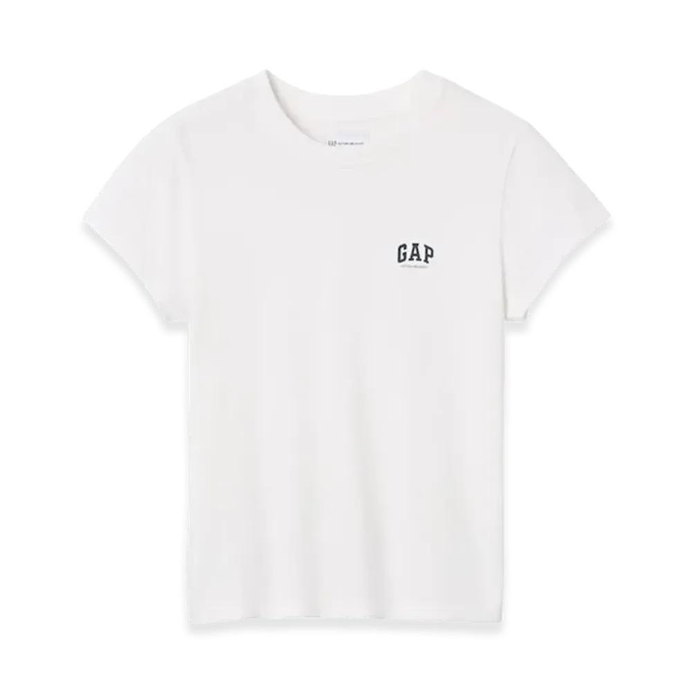 Gap x Victoria Beckham Women's Organic Cotton Logo T-Shirt "Fresh White"
