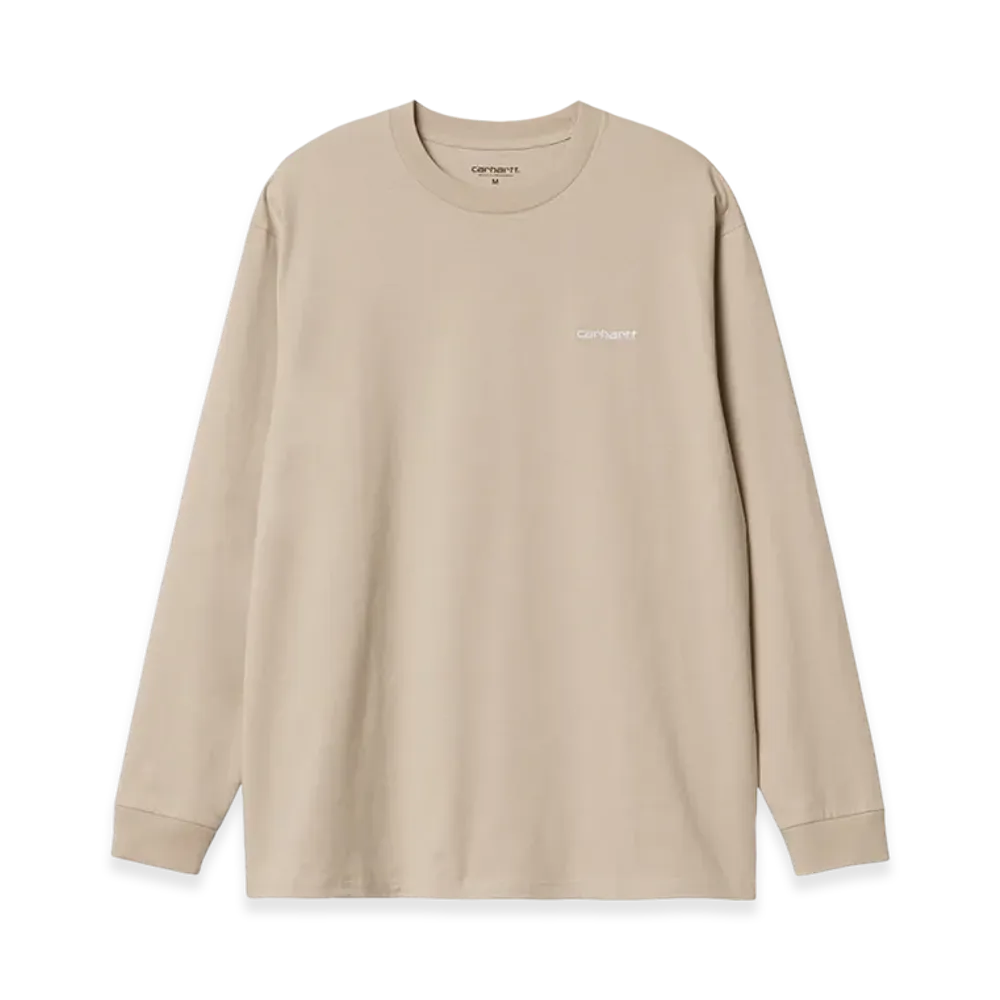 Carhartt WIP Script Embroidery Long Sleeve T-Shirt "Wall"