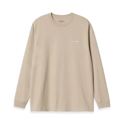 Carhartt WIP Script Embroidery Long Sleeve T-Shirt "Wall"