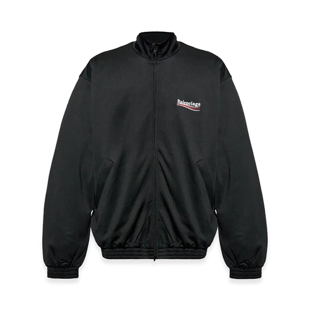 BALENCIAGA Logo Embroidery Sweatshirt "Black"