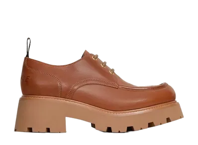 CELINE Women's Leather Boots "Brown"