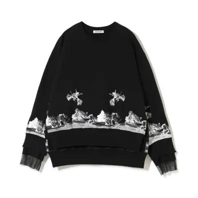 UNDERCOVER Cotton Sweatshirt Pullover "Black"
