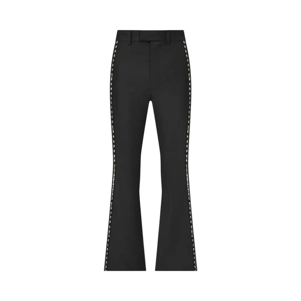 AMIRI Crystal Trim Creased Flare "Black"