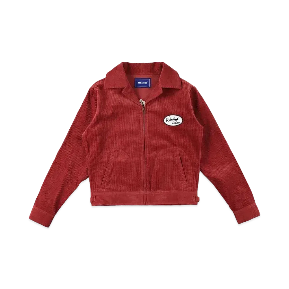WIND AND SEA Corduroy Farmers Jacket "Vermilion"