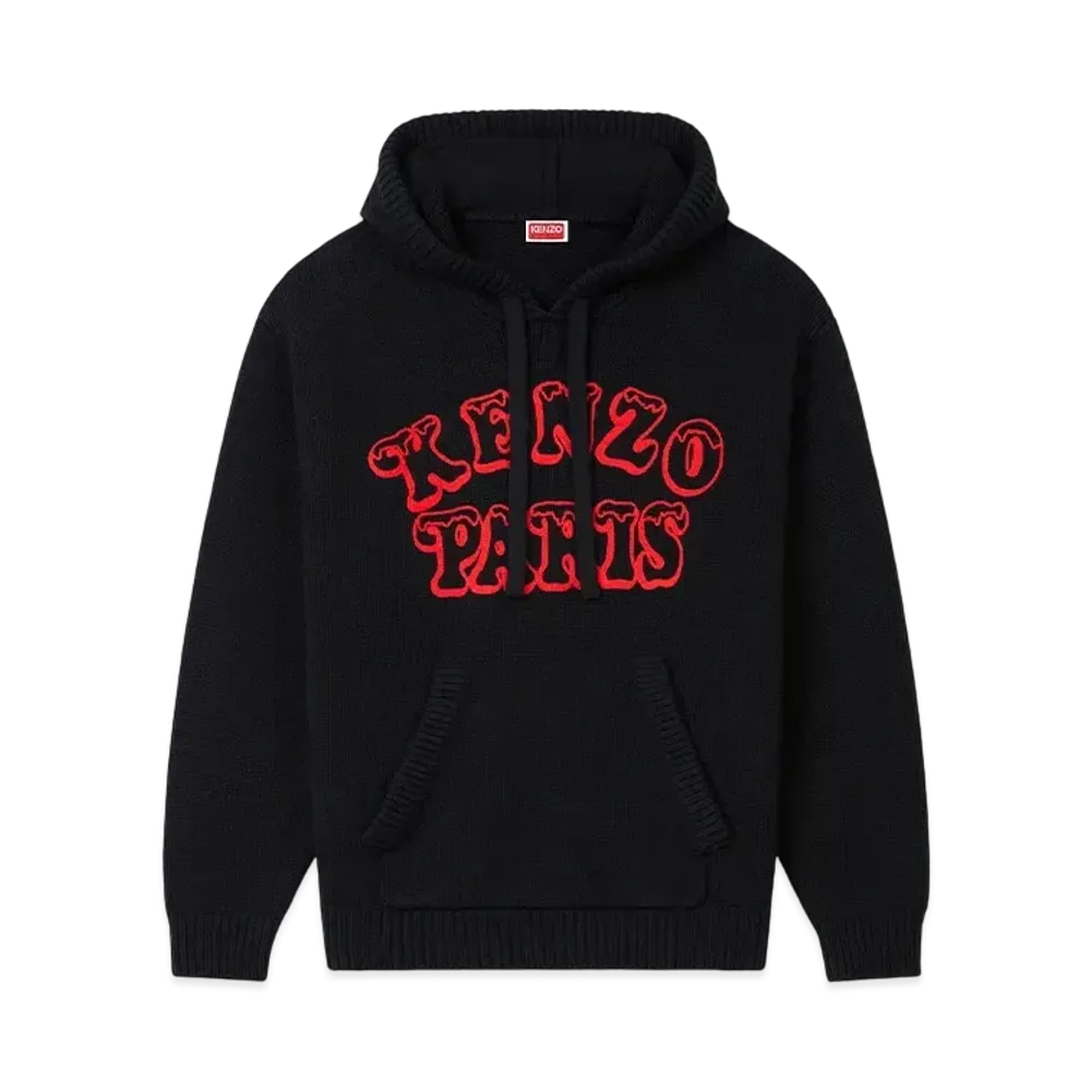 KENZO VERDY MARKET Knit Hoodie "Black"