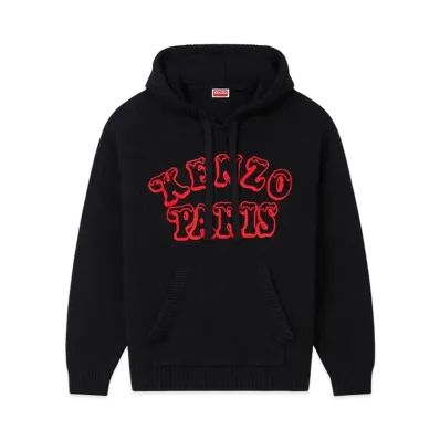 KENZO VERDY MARKET Knit Hoodie "Black"