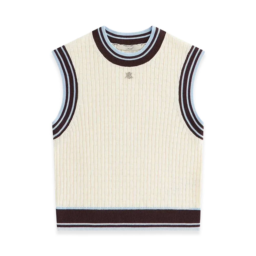 Kith Women's Harter Basketweave Sweater Vest "Nano"