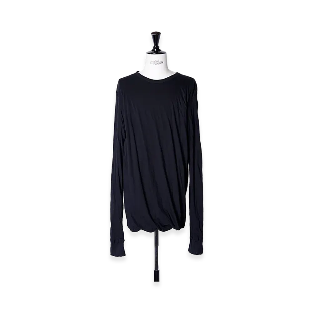 Rick Owens Jumbo Double LS T "Black"