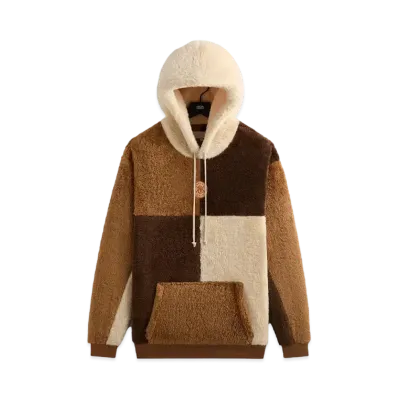 Kith Color-Blocked Plush Hoodie "Curb"