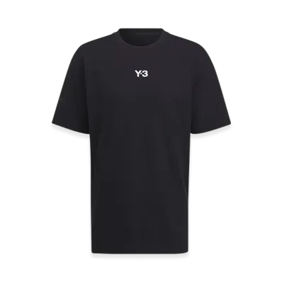 Y-3 Short Sleeve Center Front Logo T-Shirt "Black"