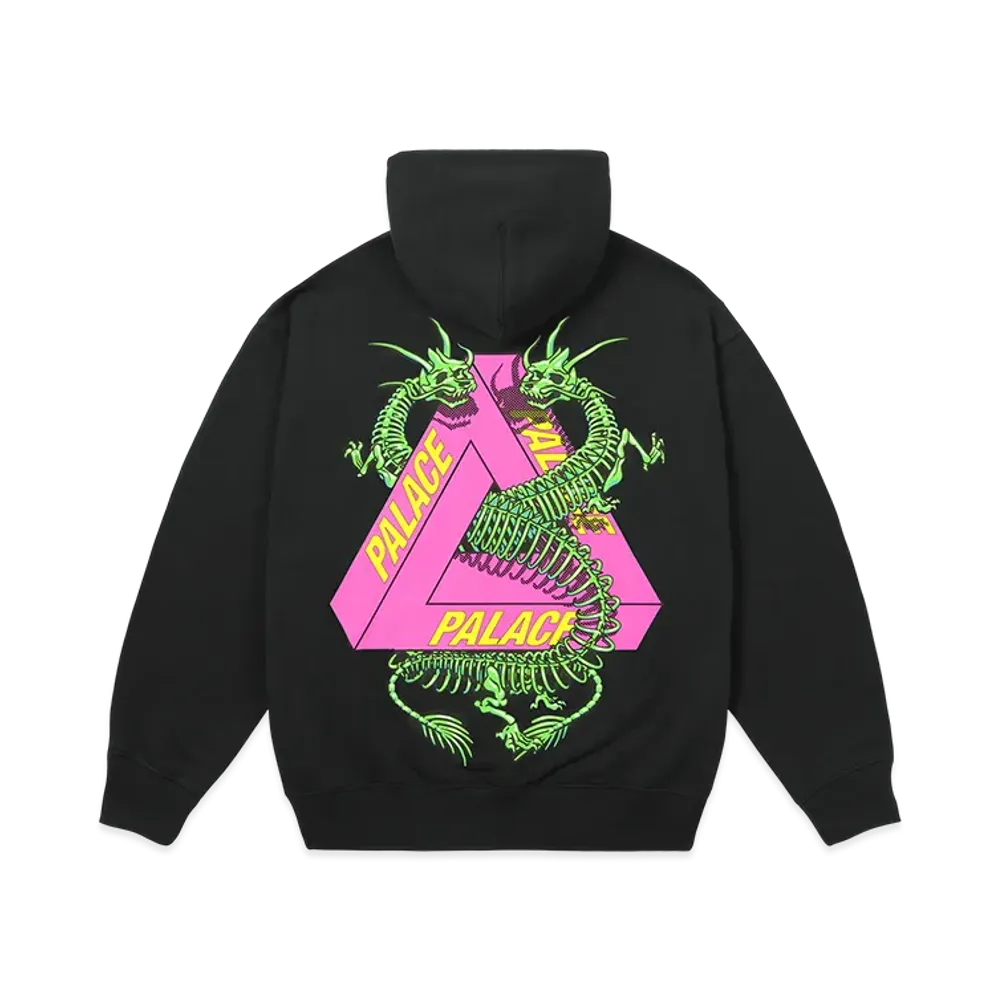 Palace Dragon Bones Tri Hood "Black"