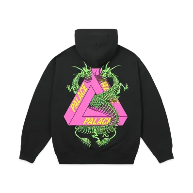 Palace Dragon Bones Tri Hood "Black"