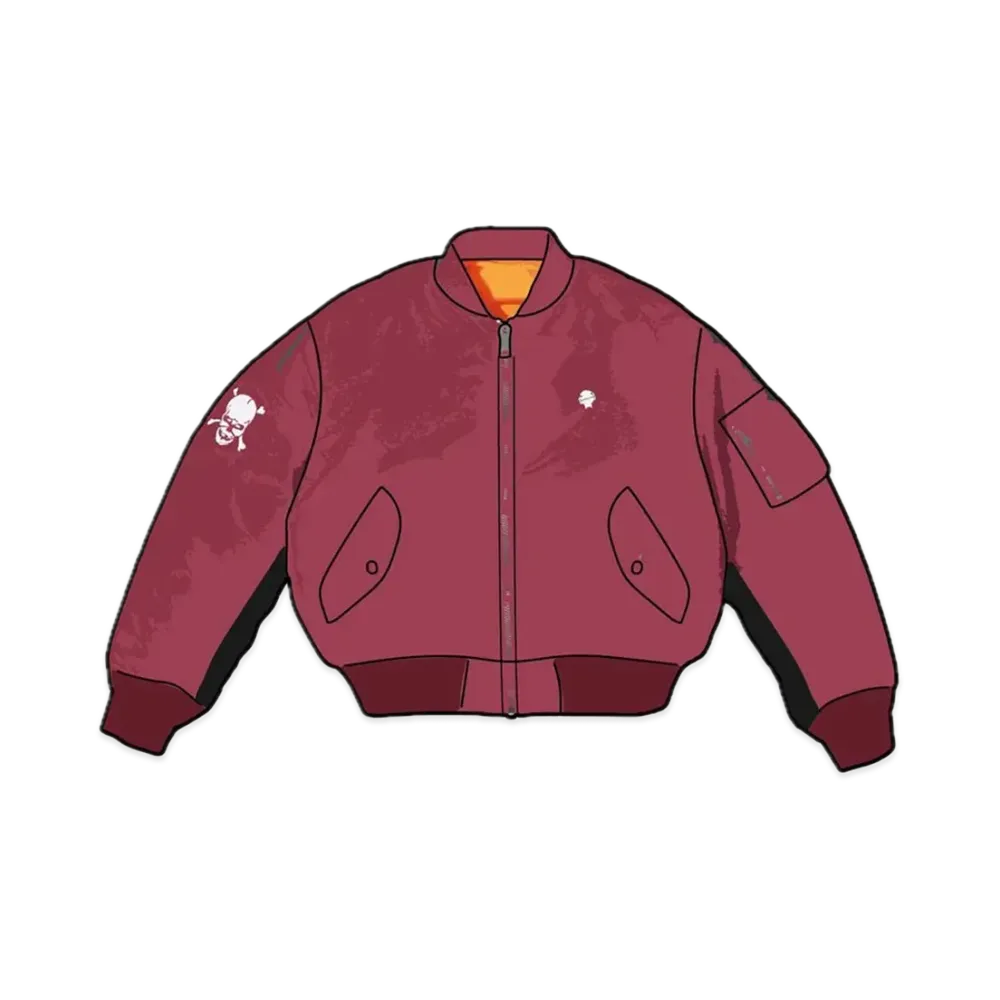 Supreme x BOUNTY HUNTER Ma-1 Jacket "Burgundy"