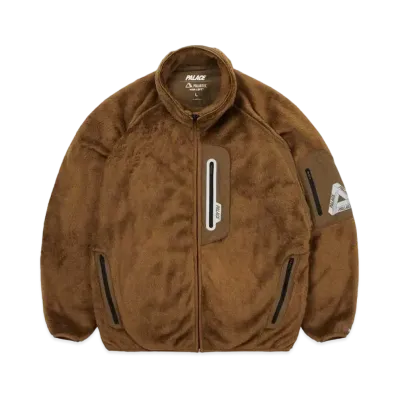 PALACE POLARTEC HIGH LOFT TRACK JACKET "Brown"