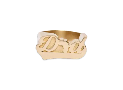 DENIM TEARS Dad Ring "Gold"