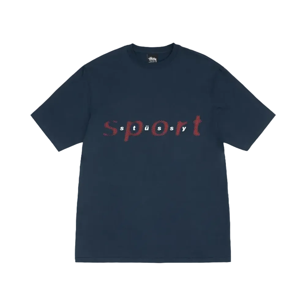 Stussy Dot Sport Tee "Navy"
