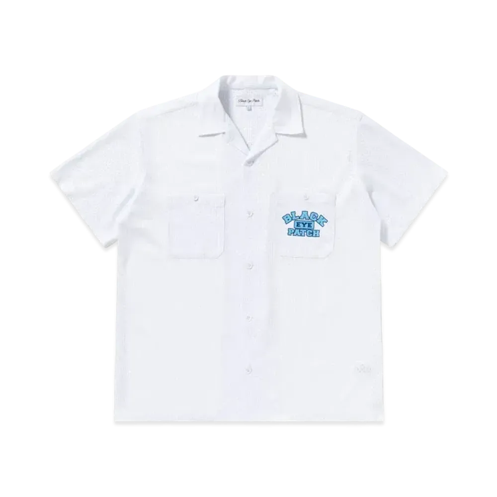 Black Eye Patch Area Code S/S Mesh Shirt "White"