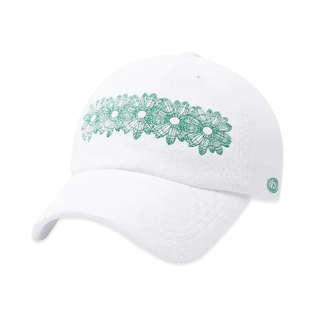 ILLEDIT Flower Artwork Terry Ballcap "White"