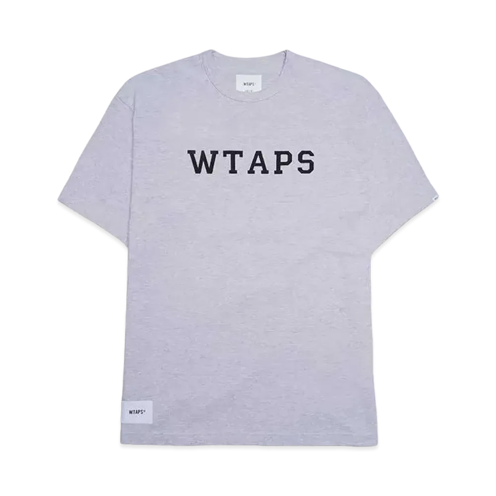WTAPS Academy / SS / Cotton. College "Ash Gray"